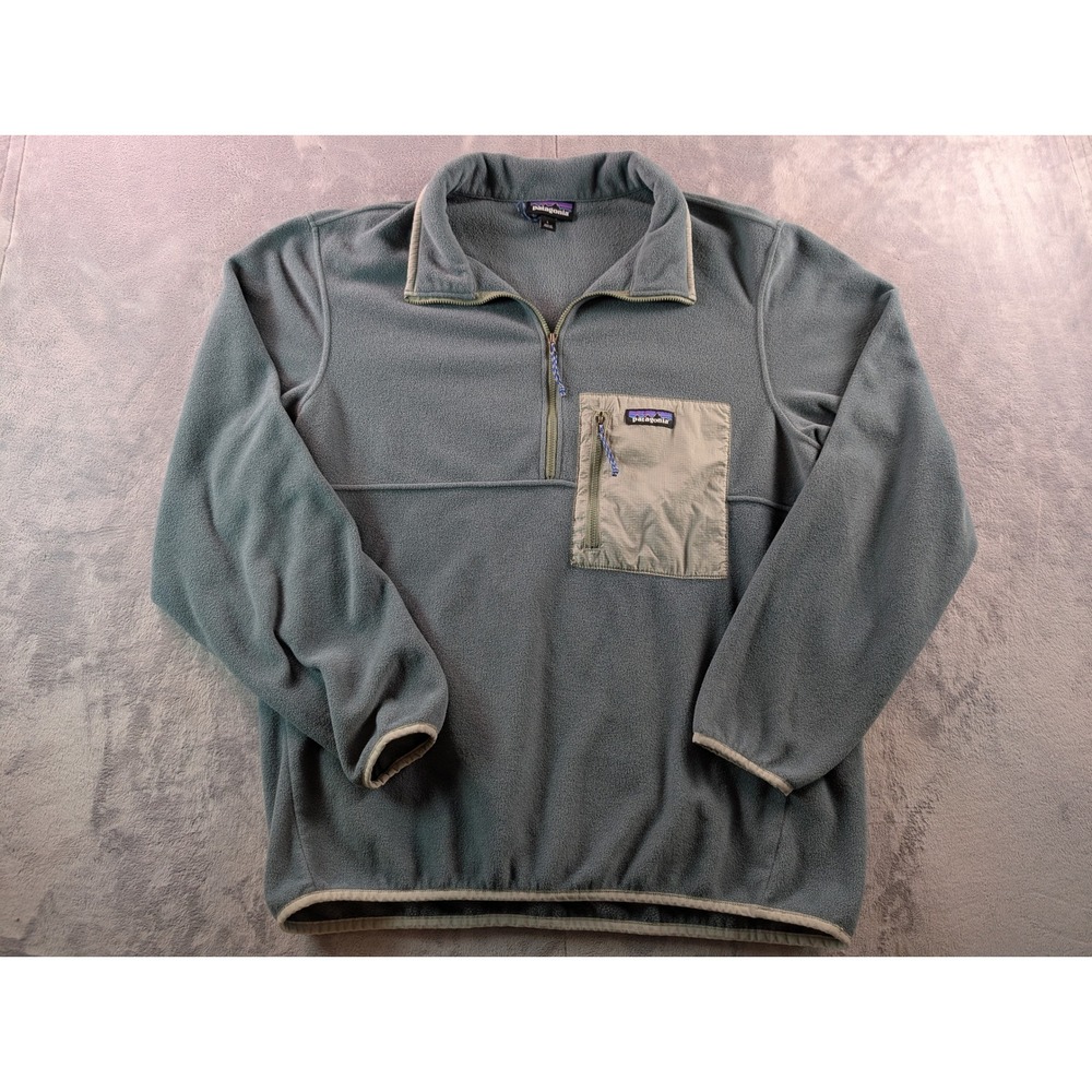 Patagonia Microdini 1/2 Zip Fleece Pullover Men's Large 26200